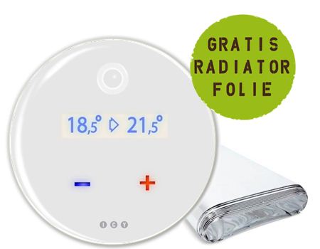 Slimme thermostaat + gratis radiatorfolie
