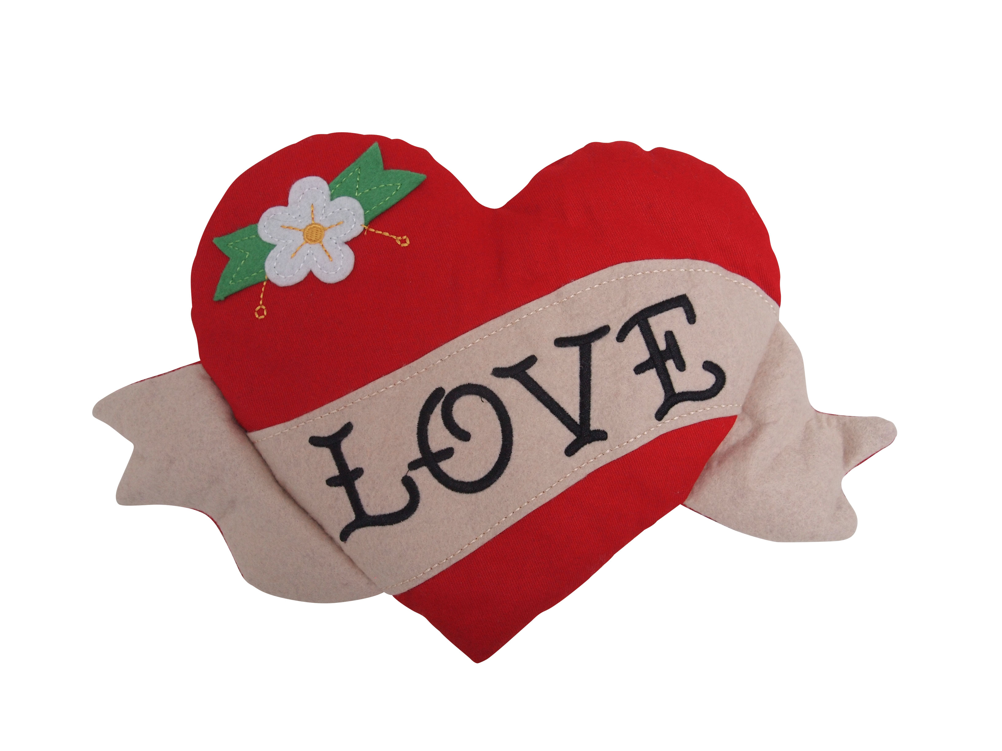 Warmtekussen - Knuffelig Valentijnhart