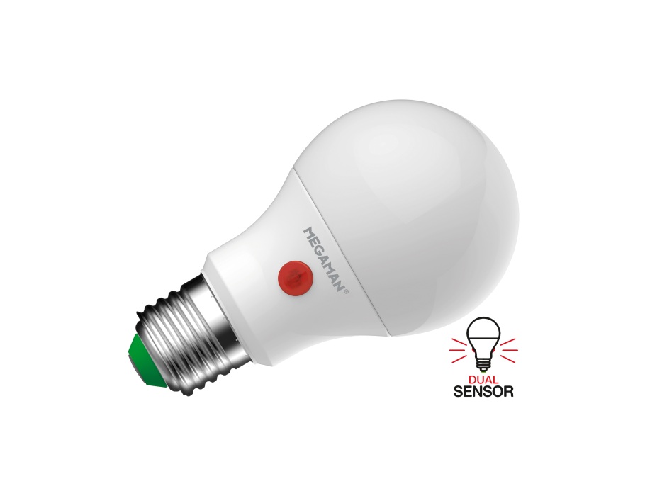 Integral E27 5,5-W-LED-Birne mit integriertem Tag/Nacht-Sensor 