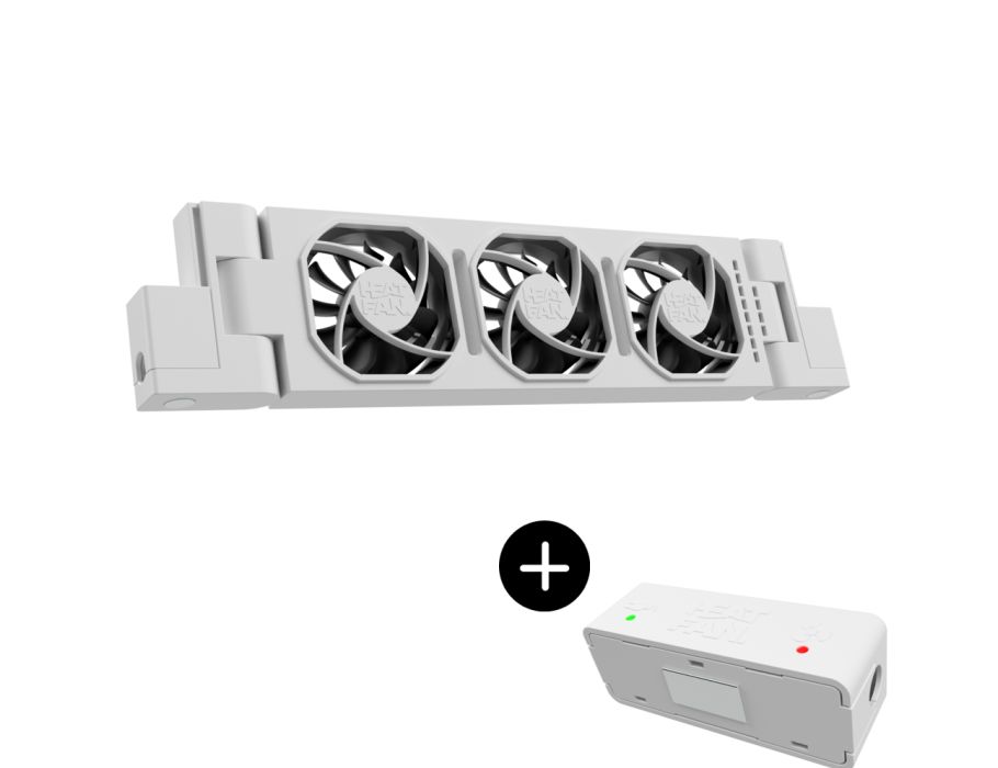 Radiatorventilator 3 - Solo - Wit incl. Smart Sensor