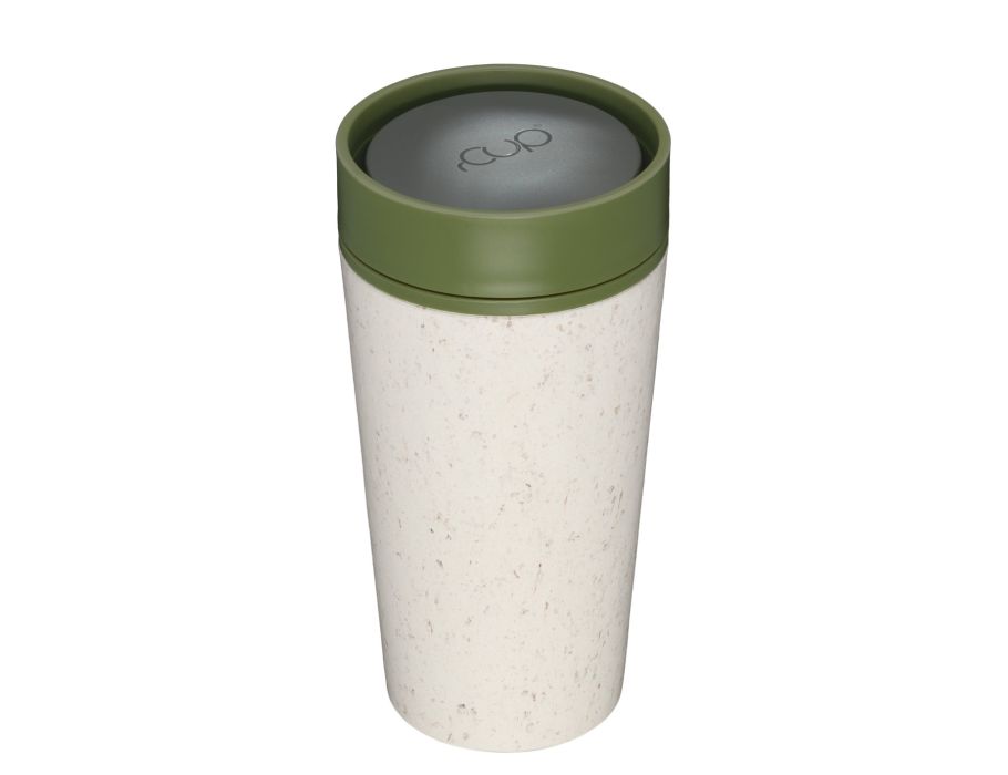 rCUP 340 ml - Creme/Groen