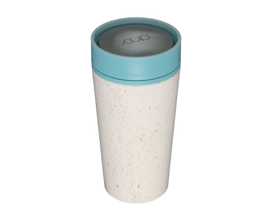 rCUP 340 ml - Creme/Blauw