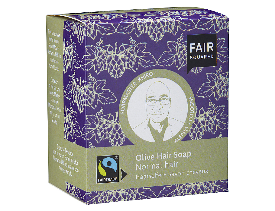 Shampooblok - Normaal haar - Olijf - 2 stuks à 80 gram.