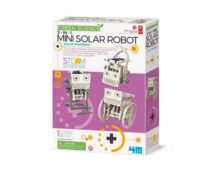 Green Science - 3-in-1 Mini Solarroboter Experimentierkasten