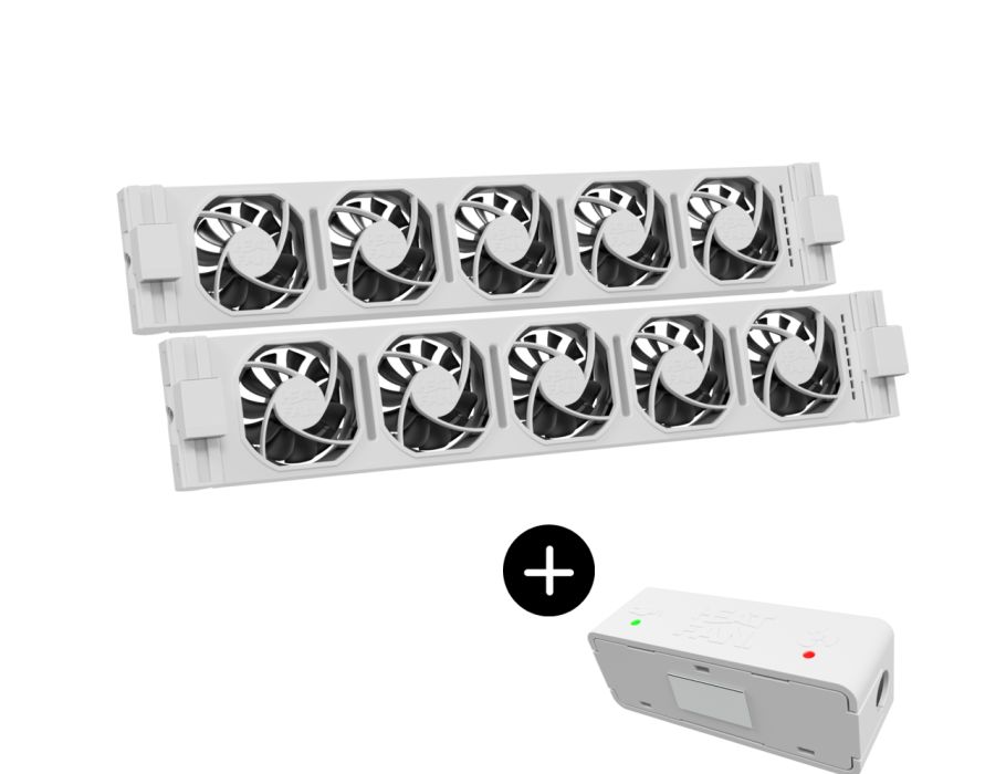 Duo Heatfan 5 - weiß inkl. Sensor