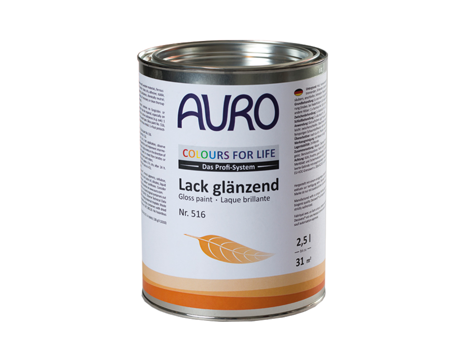 Lack glänzend - Nr. 516 - Weiß - 2,5l