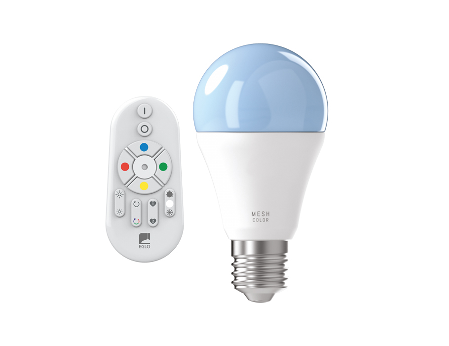 Ledlamp - E27 - 806 lm - Bol - Mat - Smart - Inclusief afstandsbediening