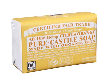 Dr. Bronner Blockseife Zitrone Orange