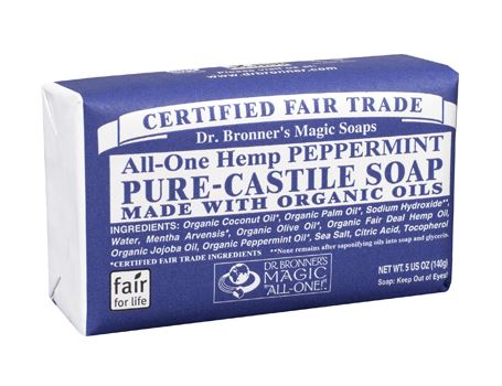 Dr. Bronner Blockseife Pfefferminz