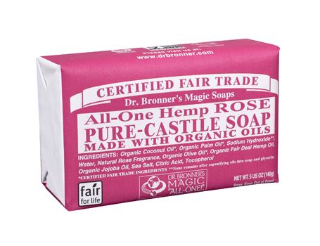 Dr. Bronner Blockseife Rose