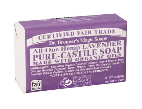 Dr. Bronner Blockseife Lavendel