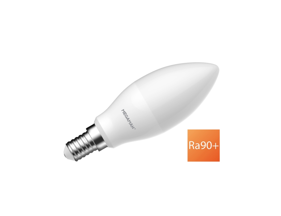 Led-Lampe - E14 - 250lm - Kerze - matt - dimmbar