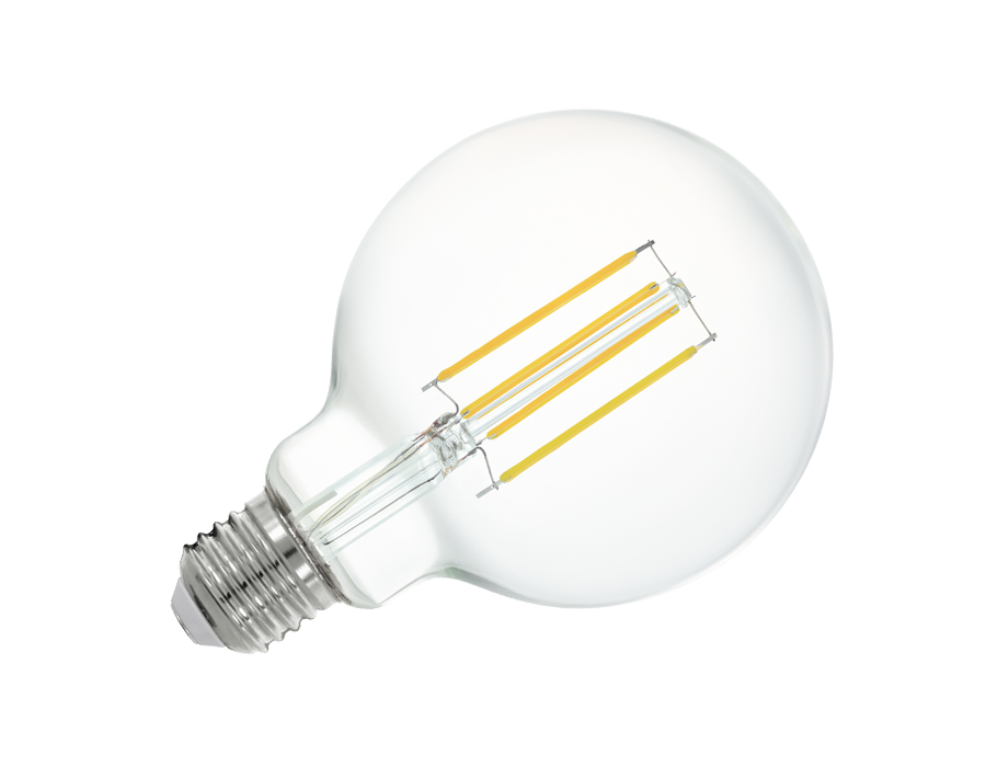 Ledlamp - E27 - 806 lm - Bol - Helder - Smart