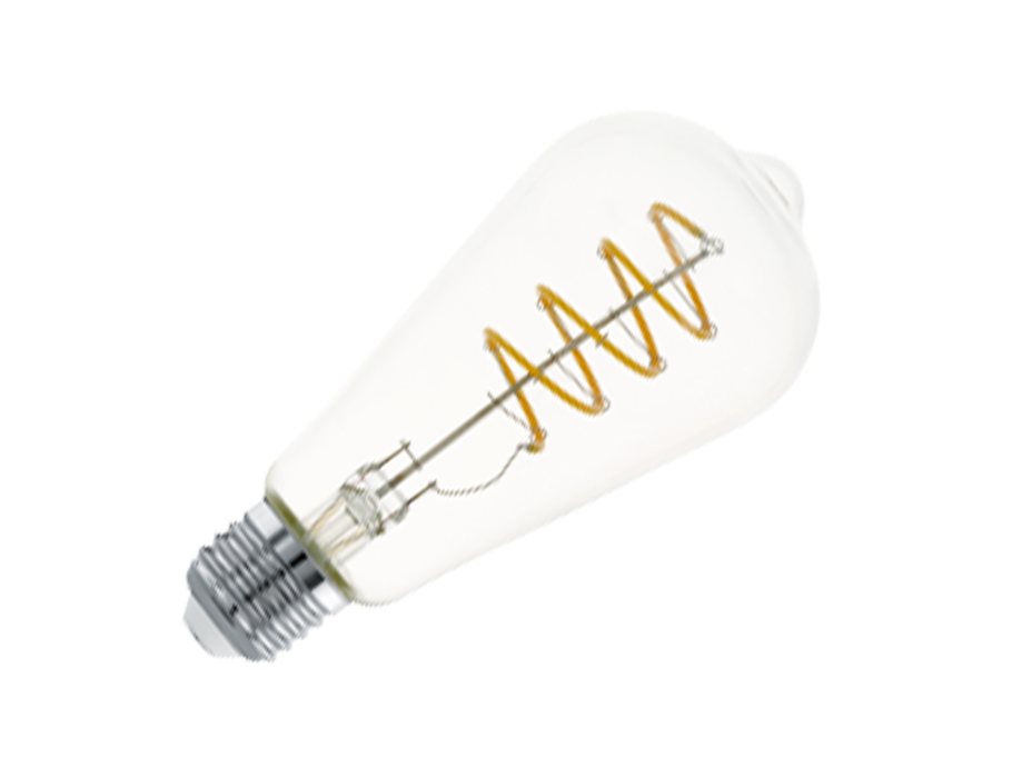 Ledlamp - E27 - 400 lm - ST64 Rustique - 2700K