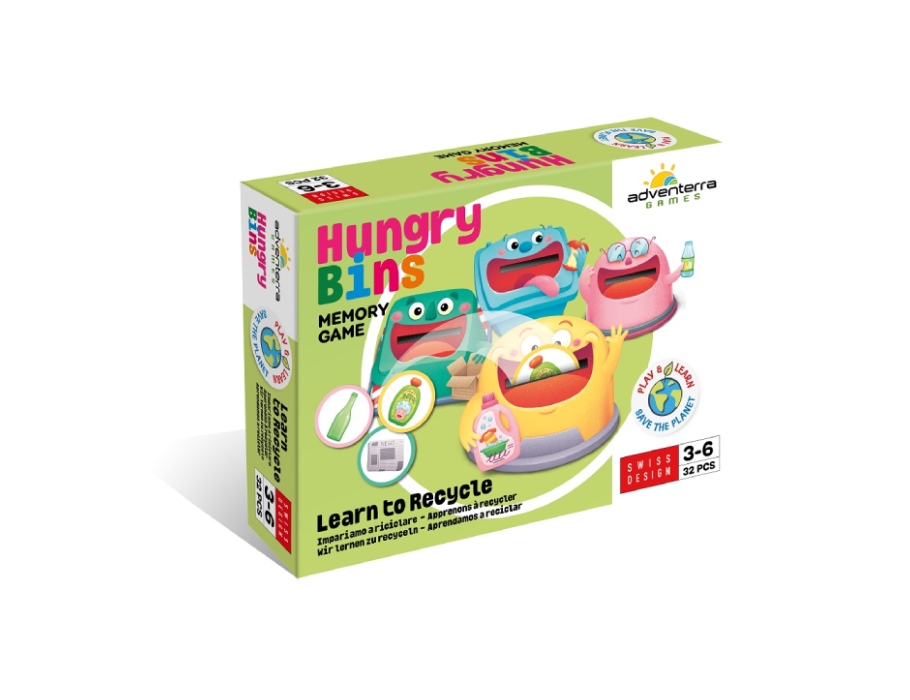 Memory Spel - Hungry Bins