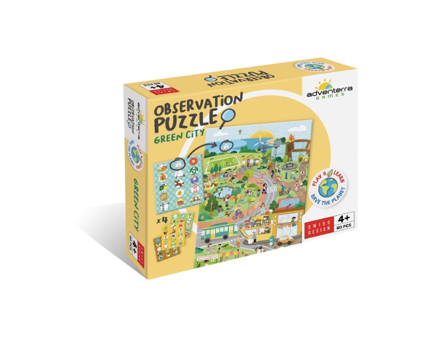 Puzzle "Green City" - Wimmelbild