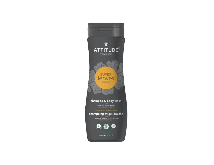 Super Leaves™ Man - 2in1 shampoo en douchegel - Sport - 473 ml