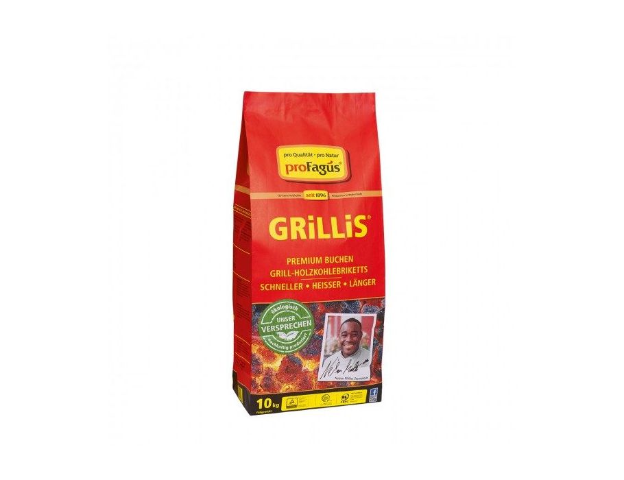 BBQ Briketten PEFC beuken - 10kg - per 2 stuks