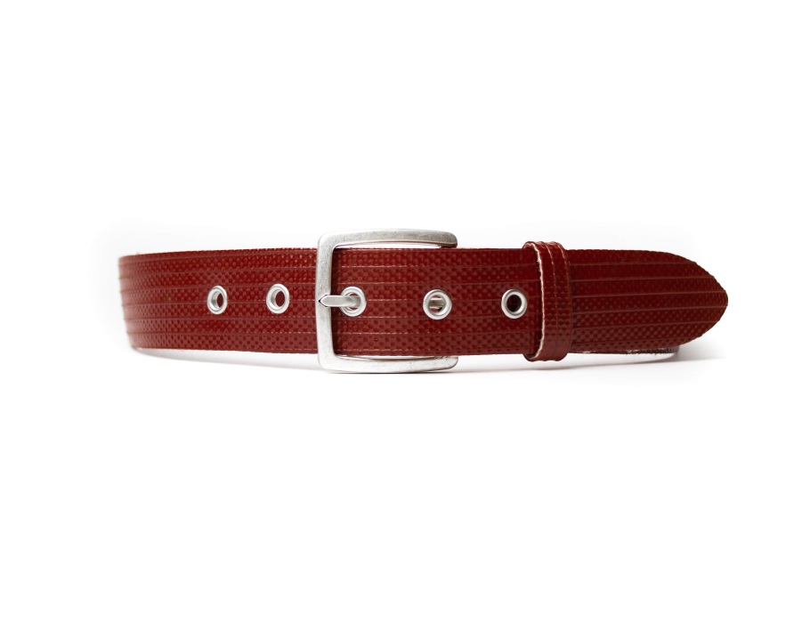 Riem - Brandweerslang - Rood/Zilver - 4x105 cm