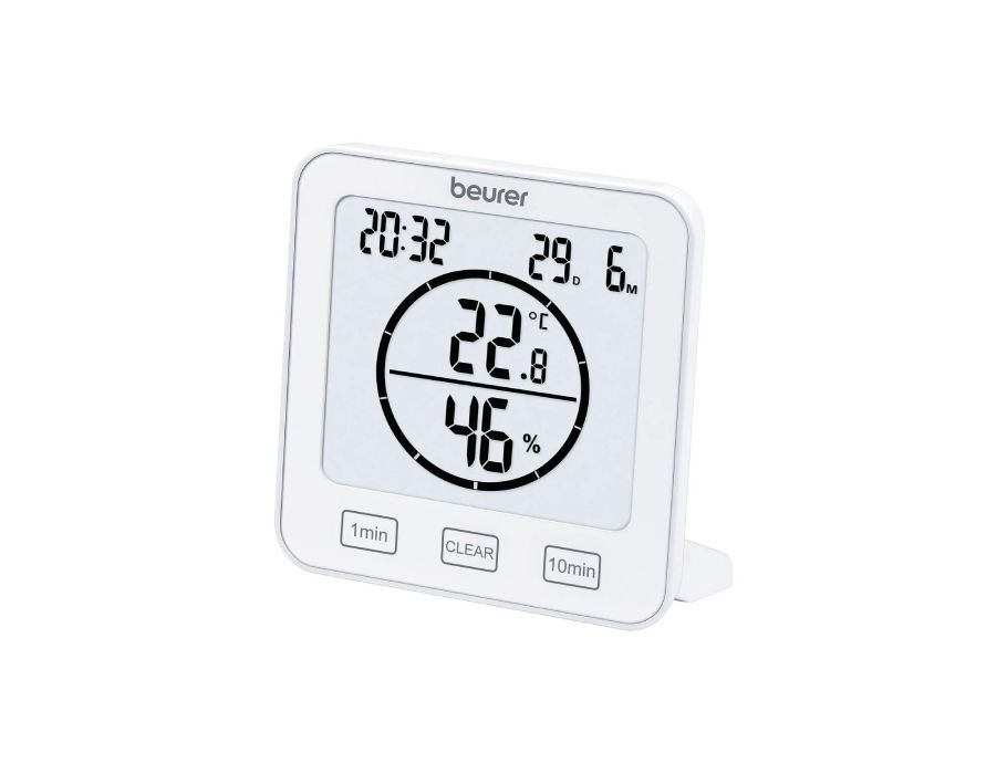 Hygrometer - Luftfeuchtigkeit und Temperatur + Timer-Funktion