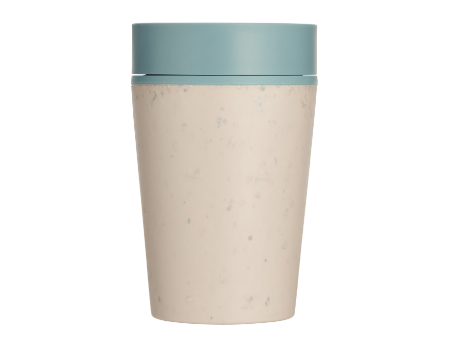 Koffiebeker - Circular Cup 227 ml - Creme/Blauw