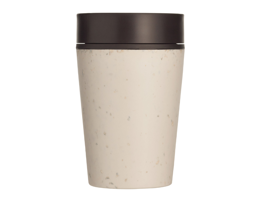 Koffiebeker - Circular Cup 227 ml - Creme/Zwart