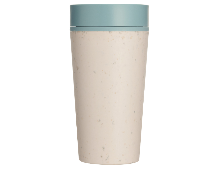 Koffiebeker - Circular Cup 340 ml - Creme/Blauw