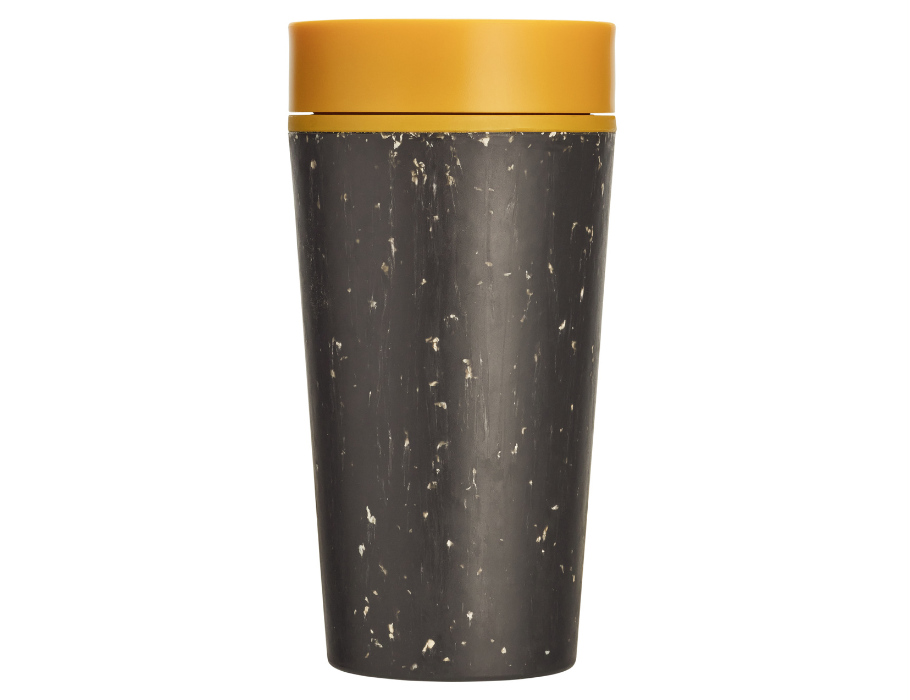 Circular Cup 340 ml - Zwart/Geel