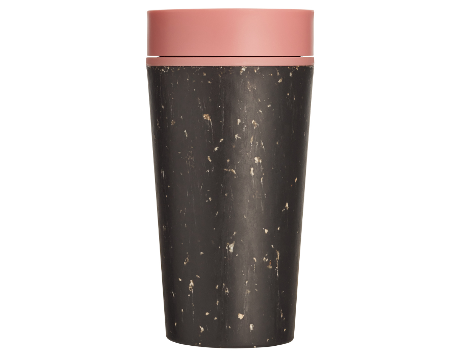 Circular Cup 340 ml  - Zwart/Roze
