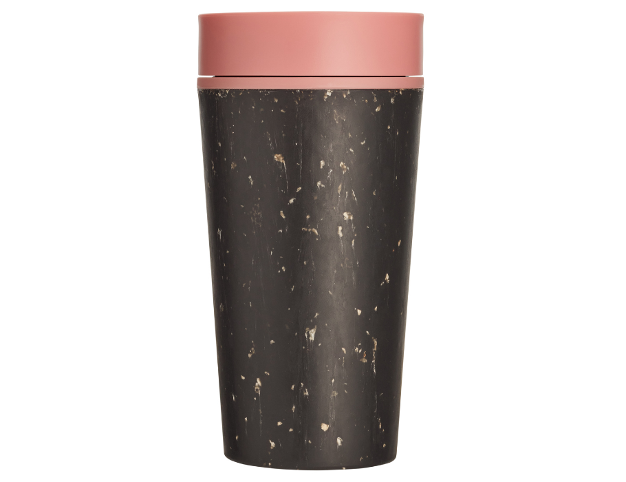 Circular Cup 340 ml - Schwarz/Rosa