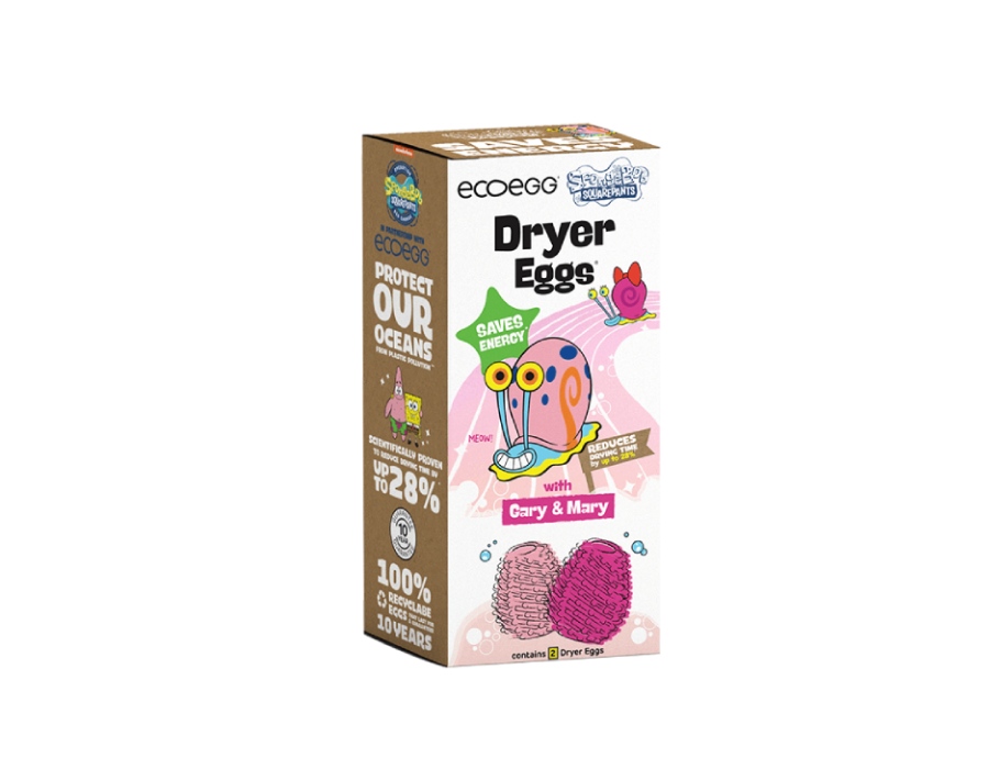 EcoEgg - Dryer Egg - SpongeBob - Gary & Mary - Geurvrij