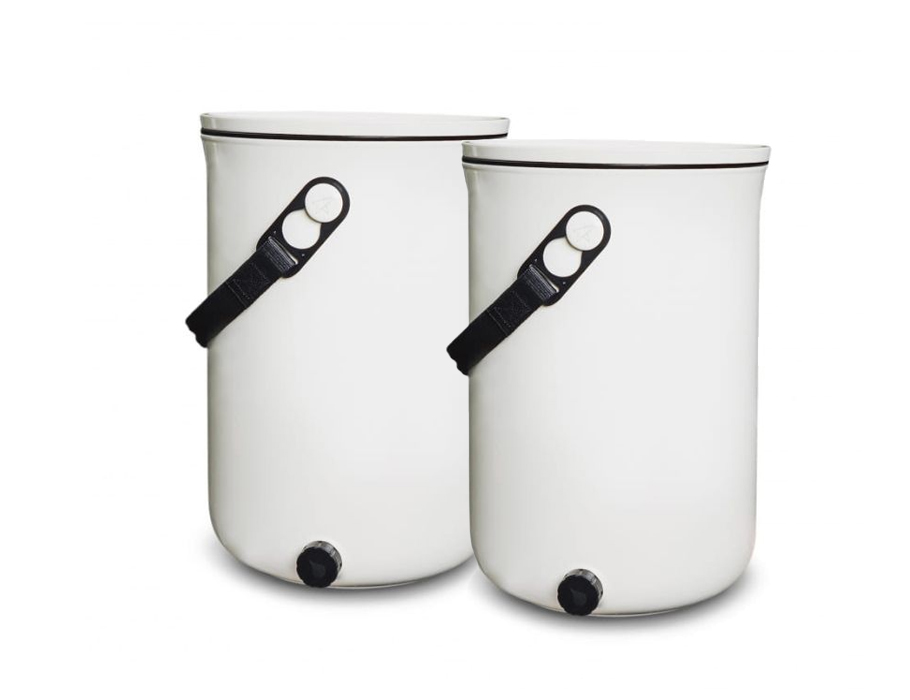 Bokashi - Design keukenemmer - 9,6L - Set van 2