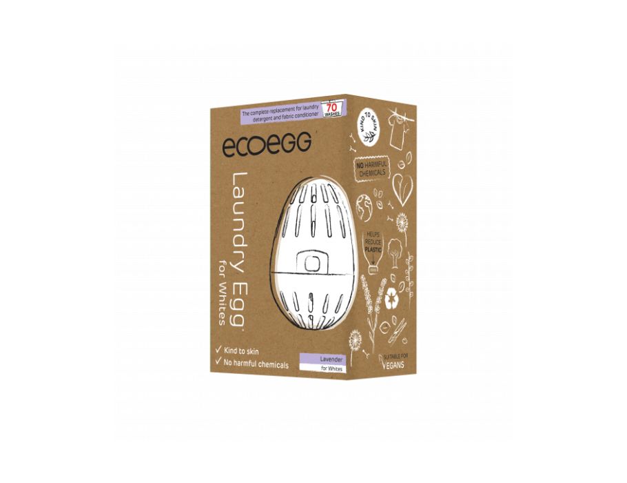 Eco Egg - Weiße Wäsche - 70 Wäschen - Lavendel