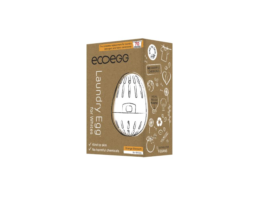 Eco Egg - Weiße Wäsche - 70 Wäschen - Orangenblüte