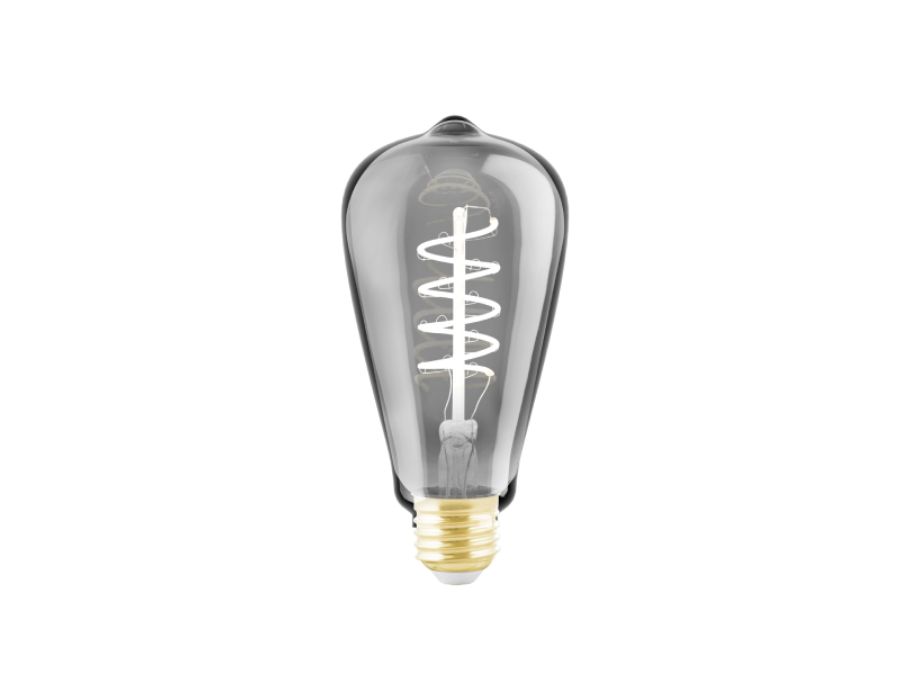 Ledlamp - E27 - 100 lm - 4W - Kugel - Grau - Dimmbar