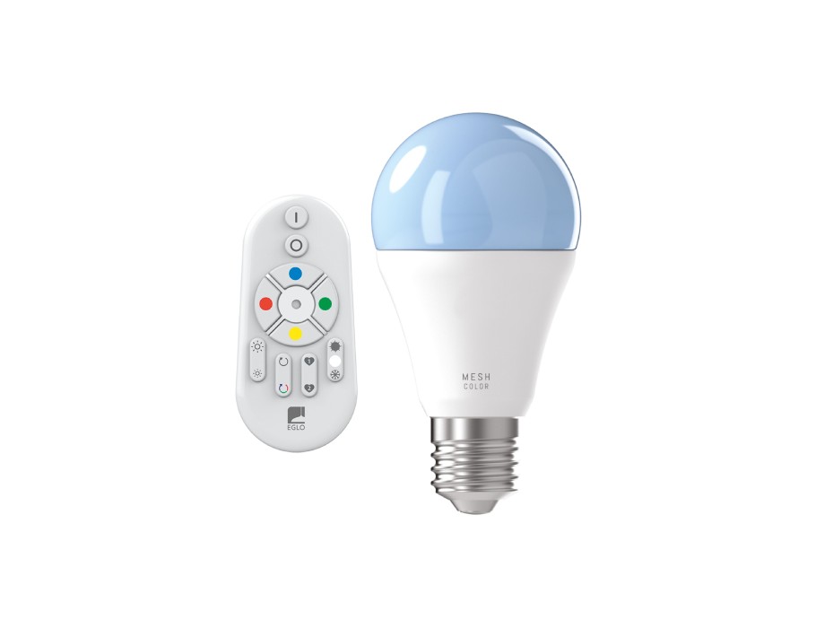 Ledlamp - Smart - E27 - 2700-6500 K + RGB - 806 lm - 9W - Kugel - Matt
