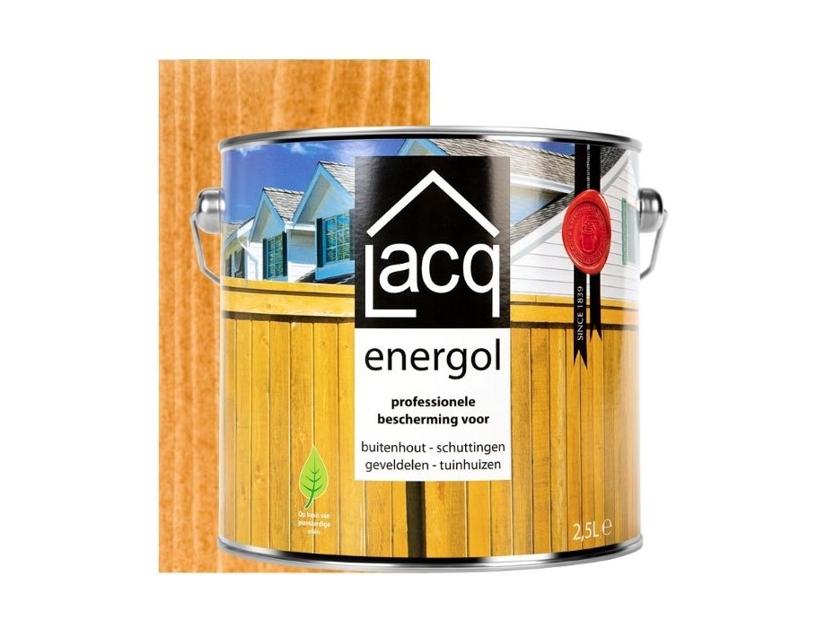 Energol dekkende beits - Bruin - 2,5L