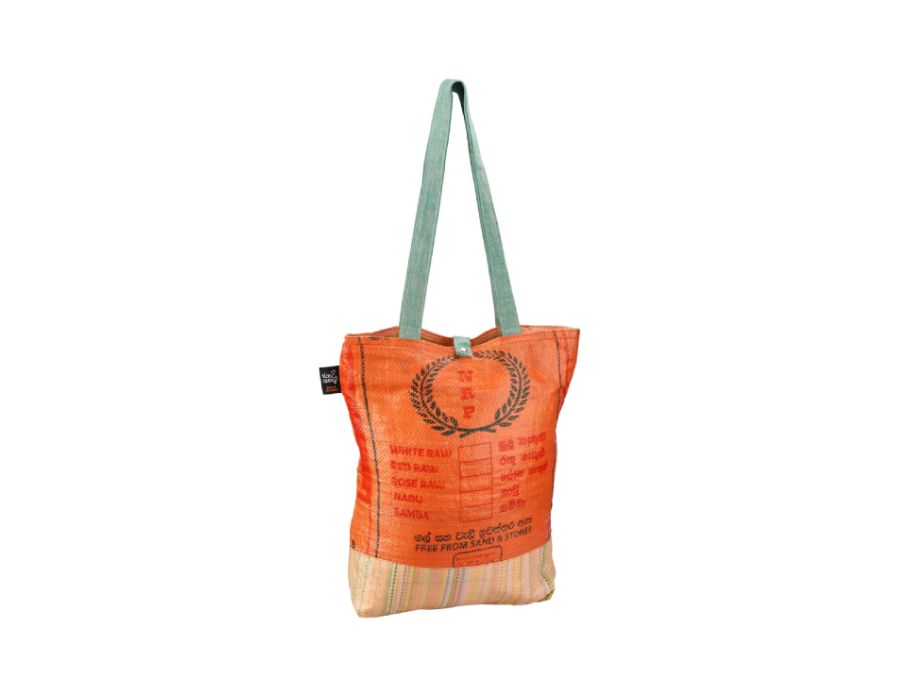 Fairzone - Strandtasche - Upcycled Reissack, Eco-Logisch