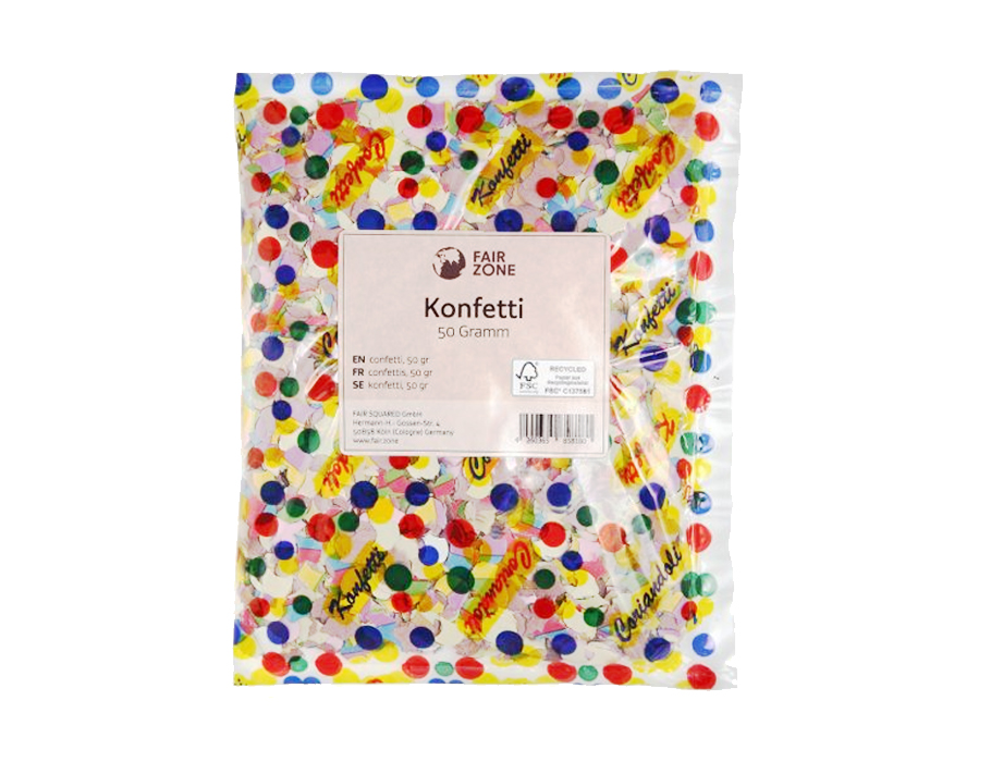 Papieren confetti - 50 gram