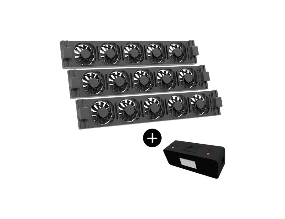 Trio Heatfan 5 - Zwart incl. Smart Sensor
