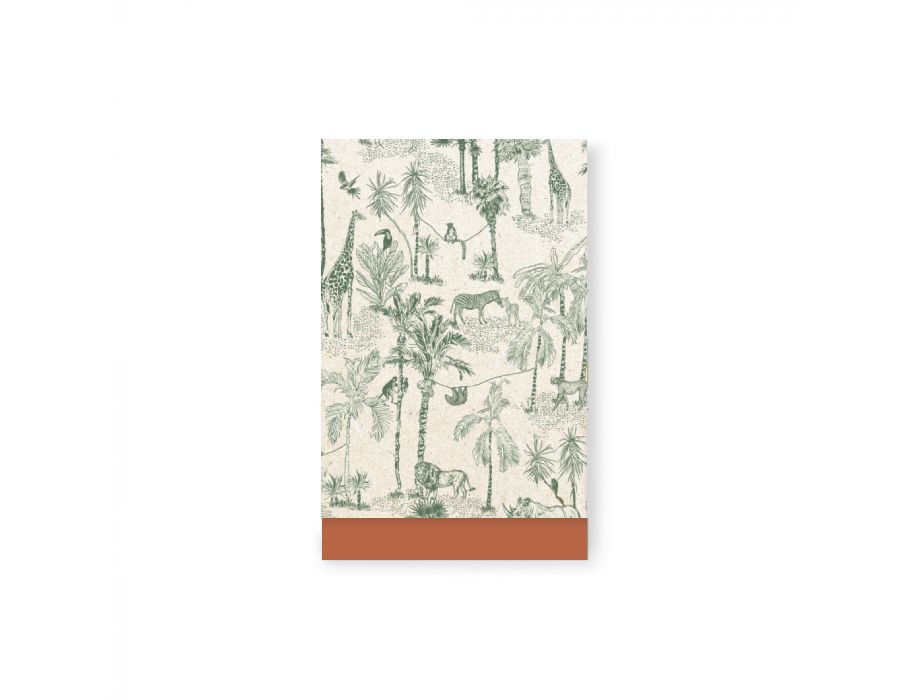 Cadeauzakjes - Vintage Jungle Groen/Cognac - 12x19cm - 20st