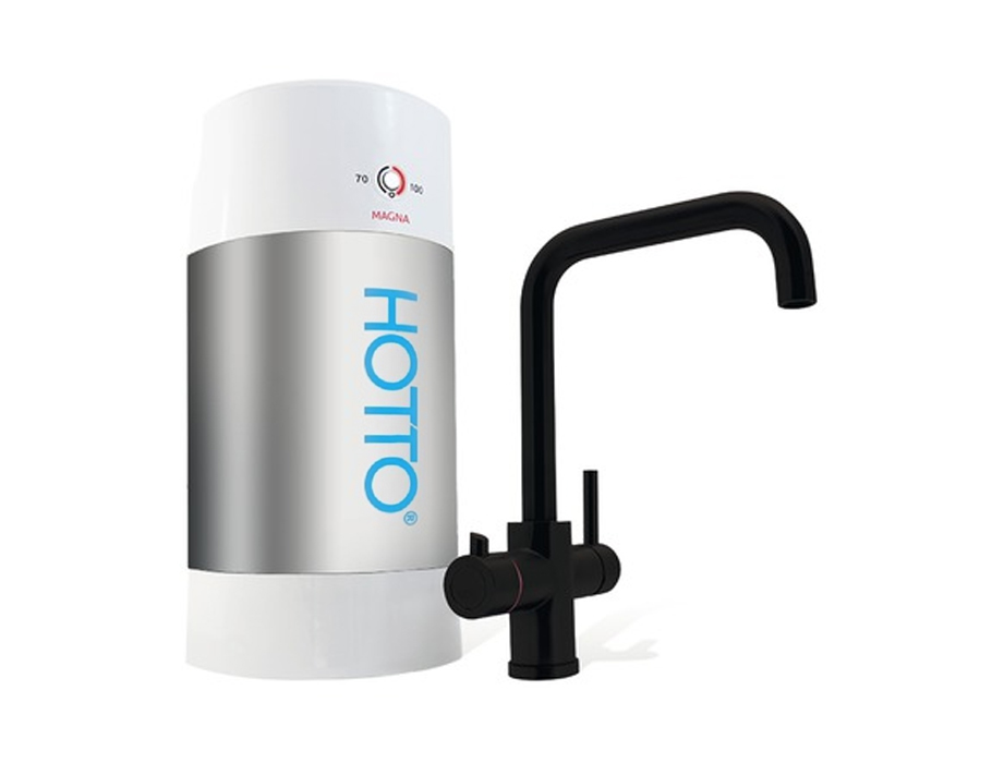 Boiler 8L + Quadro kraan zwart - combiset