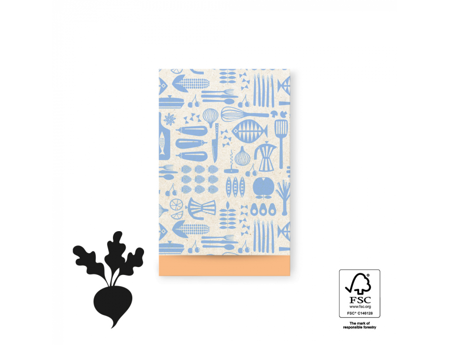 Cadeauzakjes - Foodies - Light Blue - 12x19cm - 200st