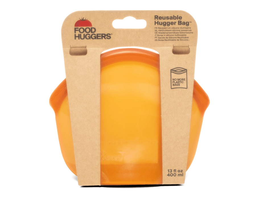 FoodHuggers - Hugger Bag Silikontüte - 400ml - bernstein