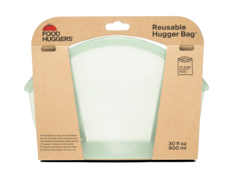 FoodHuggers - Hugger Bag Silikontüte - 900ml - durchsichtig grün