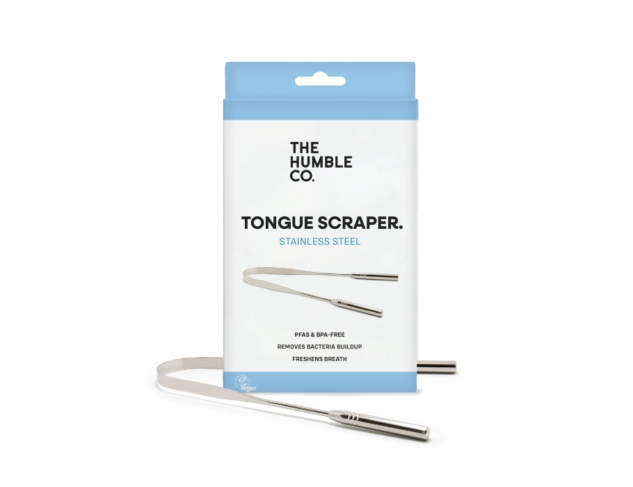 The Humble Co. Tongschraper 100% roestvrijstaal