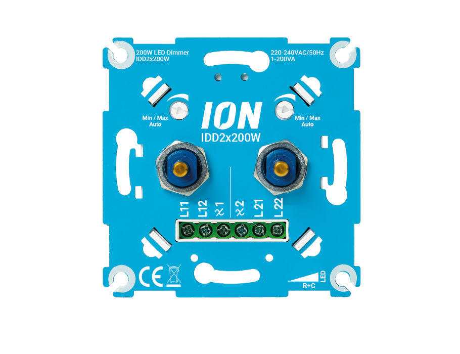 LED Dimmer - Universeel - Duo - 2 x 200 W