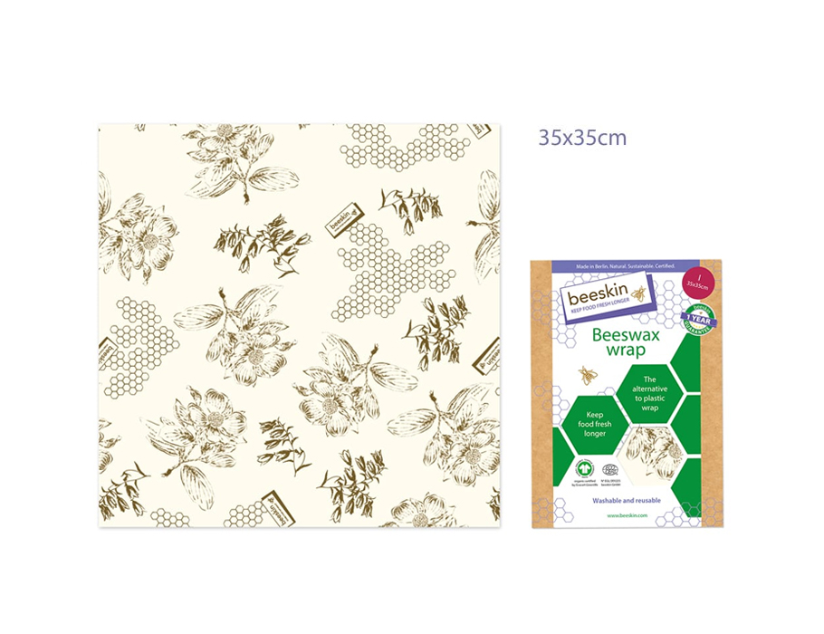 Bienenwachstuch Large - 35x35 - Blumen