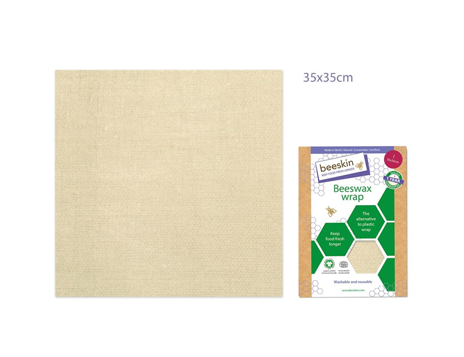 Bienenwachstuch Large - 35x35 - Natur