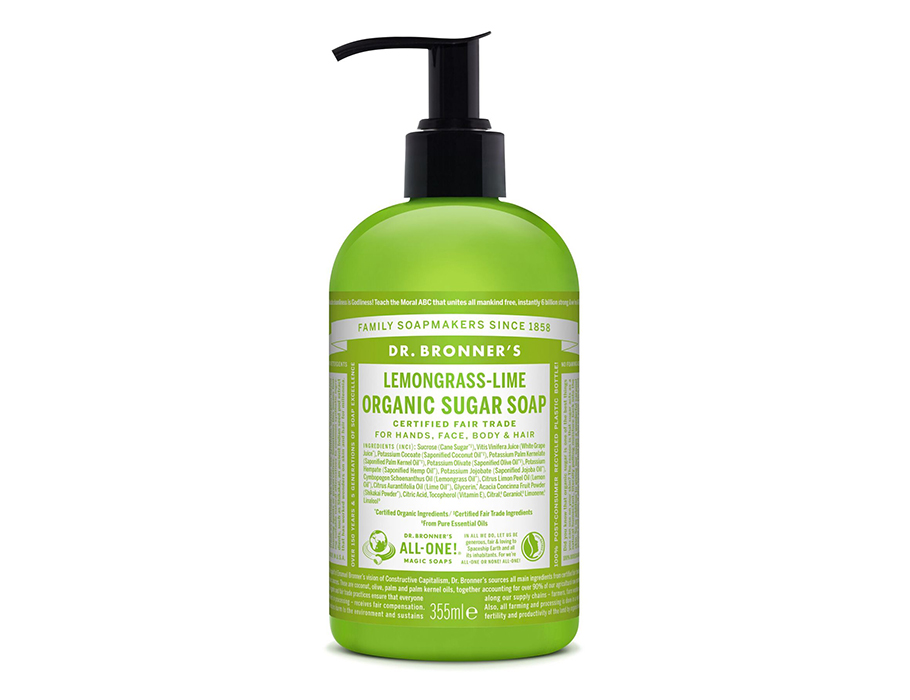 Dr. Bronner Shikakai Seife - Zitronengras Limette